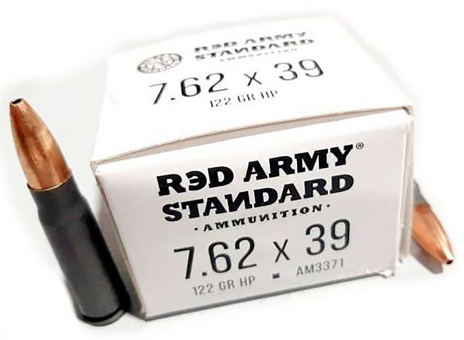 CENT AMMO 7.62X39 122GR HP LEAD CORE 1000RD - Sale